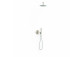 Shower set Tres Study-Colors, concealed, 2 wyjścia wody, Rapid-Box - czerń metalizowana