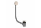 Zawór spustowy Click-Clack do bathtub z overflow, TRES COMPL GRIFERIA - Black brąz