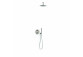Shower set Tres Loft concealed with head shower okrągłą 30 cm - steel 