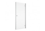 Door shower SanSwiss Annea 100 cm left - profil black mat, glass transparent 
