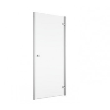 Door shower SanSwiss Annea 100 cm left - profil black mat, glass transparent 