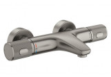 Thermostatic Bath tap Grohe Grohtherm 1000 Performance, wall mounted - brushed steel