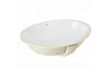 Countertop washbasin Grohe Cube Ceramic, 80x49cm, z overflow, battery hole, alpine white