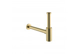 Siphon wannowy Excellent Moli, z overflow - gold szczotkowany