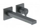 Single lever Wall mounted washbasin faucet, concealed with spout 22,5 cm, Hansgrohe Tecturis E - Chrome