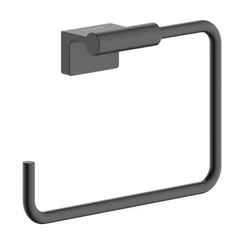 Brush do WC Hansgrohe AddStoris S z pojemnikiem, wall mounted - black brushed chromee