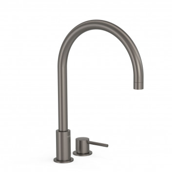 Washbasin faucet Tres Study Colors, single lever standing, height 373 mm - gold cava
