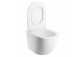 Wall-hung wc SILENT POWER™ Omnires Ottawa,with soft-close WC seat, 49x37cm, white shine