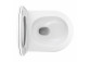 Wall-hung wc SILENT POWER™ Omnires Ottawa,with soft-close WC seat, 49x37cm, white shine