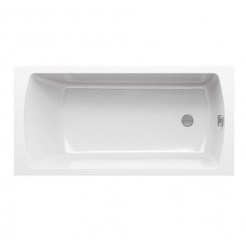 Bathtub rectangular Ravak Classic II 120x70 cm, acrylic - white 
