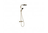 Shower set Hansgrohe Pulsify S Puro 260 1 jet z Ecostat Fine i główką shower 3jet, color brushed bronze