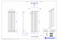 Grzejnik Instal-Projekt Pilaro V 9 x 120 cm (2-elementowy) - standardowy white