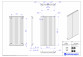 Grzejnik Instal-Projekt Pilaro V 9 x 120 cm (2-elementowy) - standardowy white