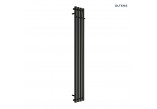 Grzejnik dekoracyjny Oltens Stang 180x20,5 cm - black mat