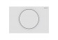 Flush button do WC Geberit Typ 10 Sigma pneumatyczny, steel, ręczny, dwudzielny, concealed, meblowy