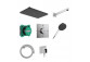 Shower set Hansgrohe Croma 220 set with thermostat and rainfall