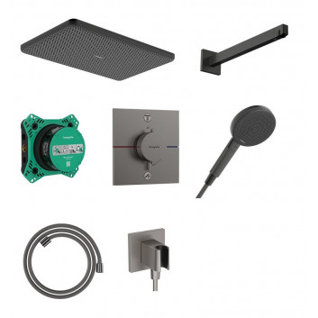 Shower set Hansgrohe Croma 220 set with thermostat and rainfall
