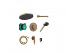 Shower system Hansgrohe Pulsify S 260 1jet with mixer termostatyczną Ecostat Comfort S i iBox universal 2, concealed, chrome