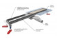  Set Wiper New Premium ZK Revers (Grid 2w1), drainline 90 cm z obrotowym syfonem snake 360, szlif