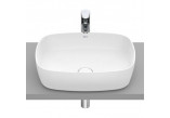 Countertop washbasin 37cm Roca Inspira Round round, with coating Superglaze white