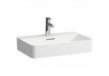 Laufen Washbasin VAL wall mounted compacto, polished od spodu, witk shelf on the right stronie wymagany montaż do ściany