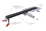 Set Wiper New Premium, drainline 110 cm, Ponente, z obrotowym syfonem snake 360, szlif
