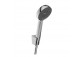 Shower set Hansgrohe WallStoris, wall mounted, mixer thermostatic, 1 wyjście wody, with basket, wieszakiem i suwakiem, black mat