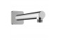 Shower set Hansgrohe WallStoris, wall mounted, mixer thermostatic, 1 wyjście wody, with basket, wieszakiem i suwakiem, black mat