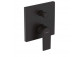 Shower set Hansgrohe WallStoris, wall mounted, mixer thermostatic, 1 wyjście wody, with basket, wieszakiem i suwakiem, black mat