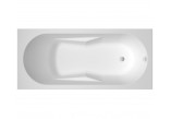 Bathtub rectangular 170x75cm Riho Lugo white 170L- sanitbuy.pl