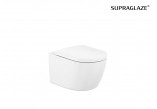 Bowl wall-hung WC Roca Meridian Rimless Compacto, 48x36cm, bez kołnierza, white