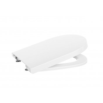 Bowl wall-hung WC Roca Meridian 36x54 cm Rimless Vortex, bez kołnierza - white
