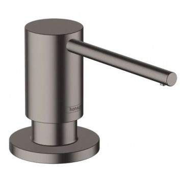 Soap dispenser Hansgrohe, 500ml, montaż na blacie, black mat