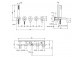 4-hole bath mixer, Omnires Y - Brushed brass