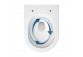 Set Cersanit SET C250: Frame Aqua 50 MECH QF + Wall-hung WC Zen By Cersanit Cleanon with soft-close WC seat