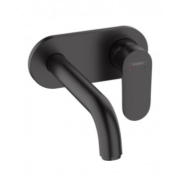 Mixer bath-shower Hansgrohe Vernis Blend, wall mounted - black mat