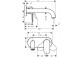 Mixer bath-shower Hansgrohe Vernis Blend, wall mounted - black mat