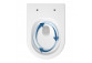 Set Cersanit SET C951: Bowl WC hanging Cersanit Intro Pro Oval Tornado 36x48,5 cm with seat duroplastową Slim - white