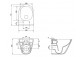 Set Cersanit SET C951: Bowl WC hanging Cersanit Intro Pro Oval Tornado 36x48,5 cm with seat duroplastową Slim - white