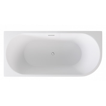 Bathtub freestanding Besco Zoya, right, 150x75cm, acrylic, white