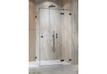 Part right cabins Radaway Essenza Pro Black PDD, 1000x2000mm, glass transparent, gold profil