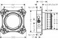 Concealed component Axor iBox Universal 