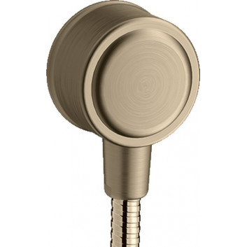 Przyłacze kątowe węża Hansgrohe Fixfit de Lux DN 15 - chrome