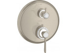 Mixer thermostatic Axor Montreux with handle single-arm, concealed - brushed nickel