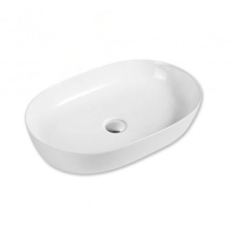 Countertop washbasin Emporia Mili 04 60x40 cm - white