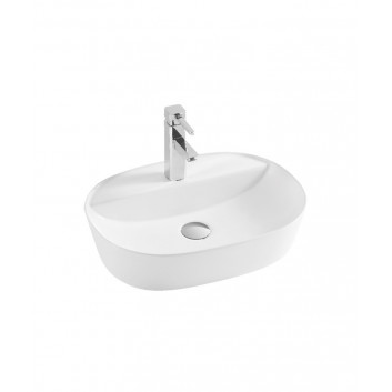 Countertop washbasin Emporia Mili 07 61,5x41,5 cm, without overflow - white