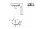 Countertop washbasin Ideal Standard Ipalyss oval z cienkimi ściankami 60x38cm - white