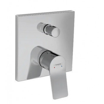 Bath tap Hansgrohe Finoris, concealed, single lever, switch ciśnieniowy, chrome