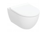 Bowl ustępowa Geberit Acanto hanging 51x35 cm, ukryte mocowania, Rimfree - white