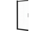 Shower enclosure Deante Prozma walk-in 80x195 cm - glass transparent, profil brushed steel